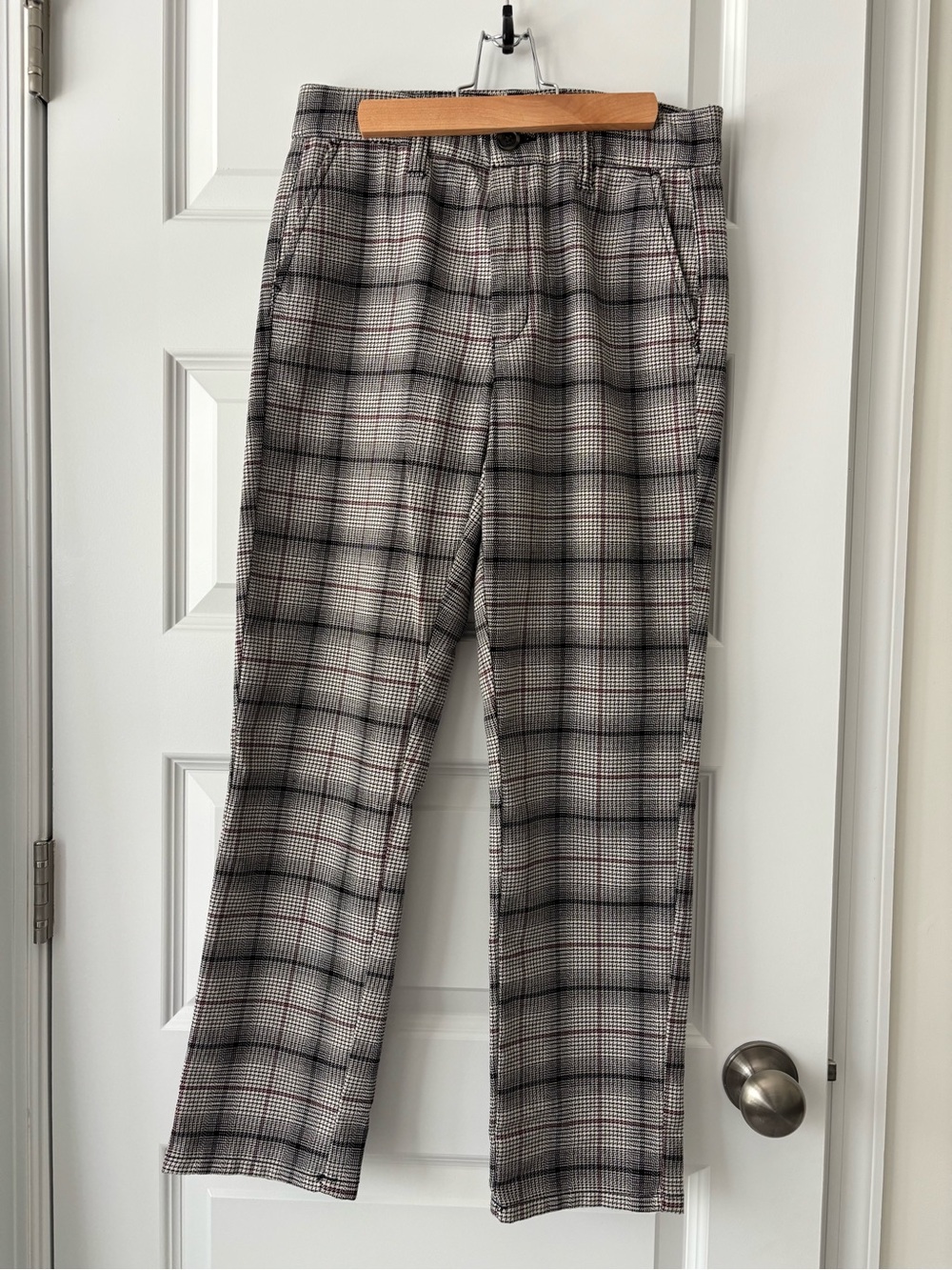 American Eagle Stretch Plaid Pants Size 4